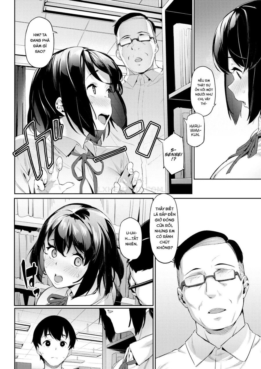 Akogare No Senpai - Pussy In Library Oneshot page 8 - Giả Dược