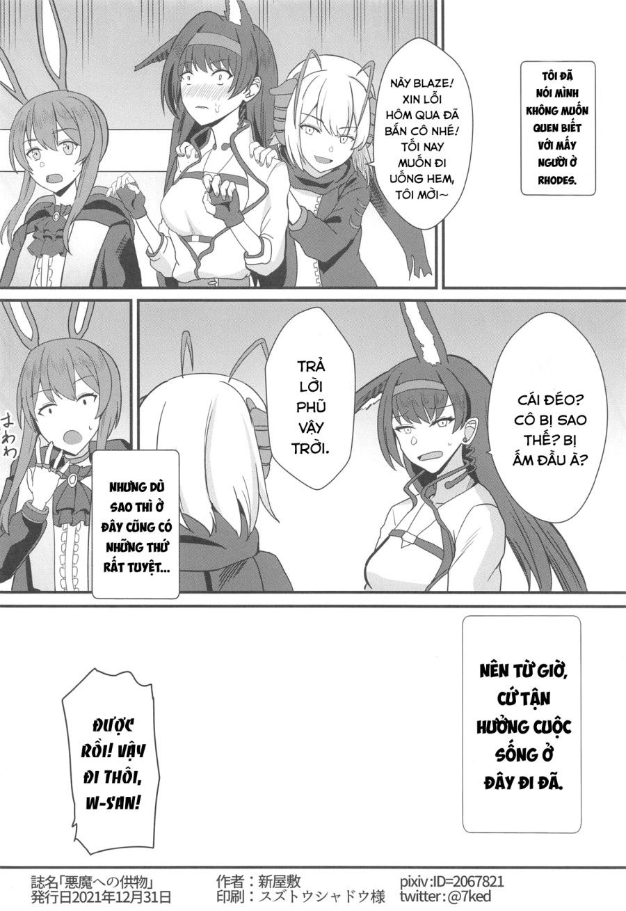 Akuma E No Kumotsu (arknights) Oneshot page 22 - Giả Dược