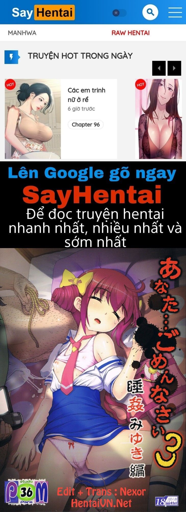 đọc truyện Anata...gomennasai Chương 3 ảnh 1 tại Giả Dược