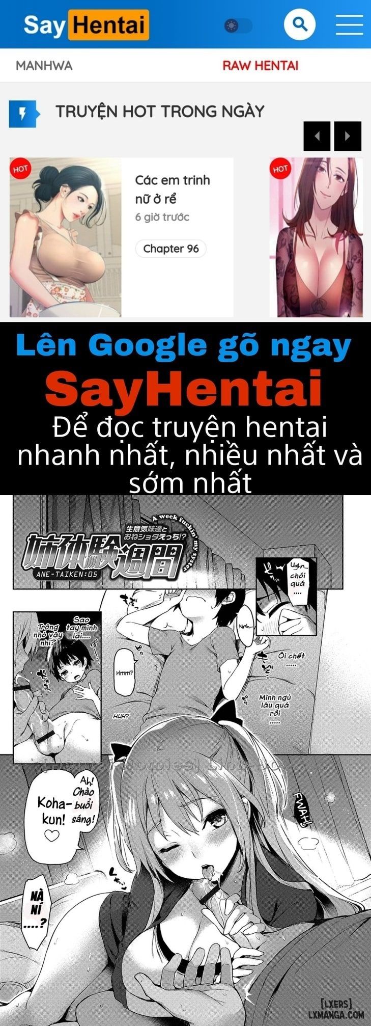 đọc truyện Ane Taiken Shuukan Chương 5 ảnh 1 tại Giả Dược