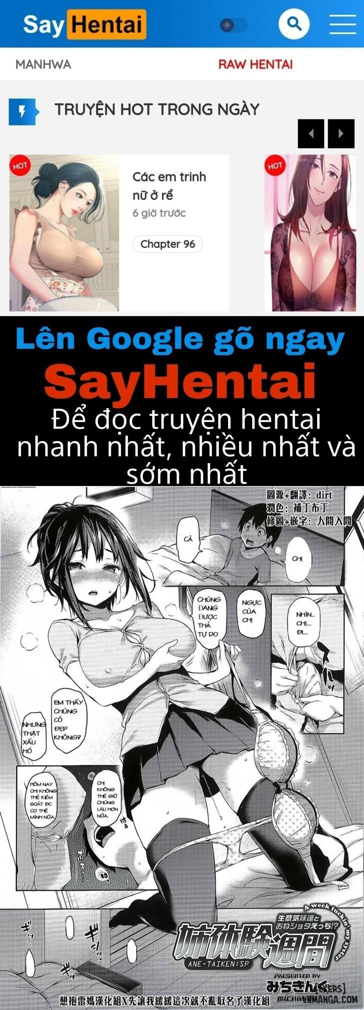 đọc truyện Ane Taiken Shuukan Chương 7 ảnh 1 tại Giả Dược