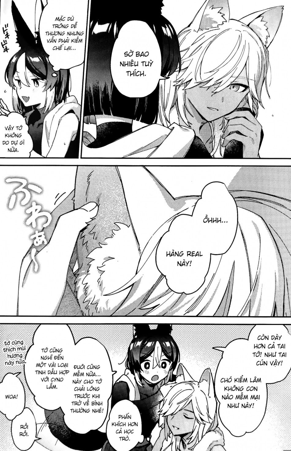 Anh Bạn Sói Của Tôi Đang Hành Động Bất Thường Oneshot page 17 - Giả Dược