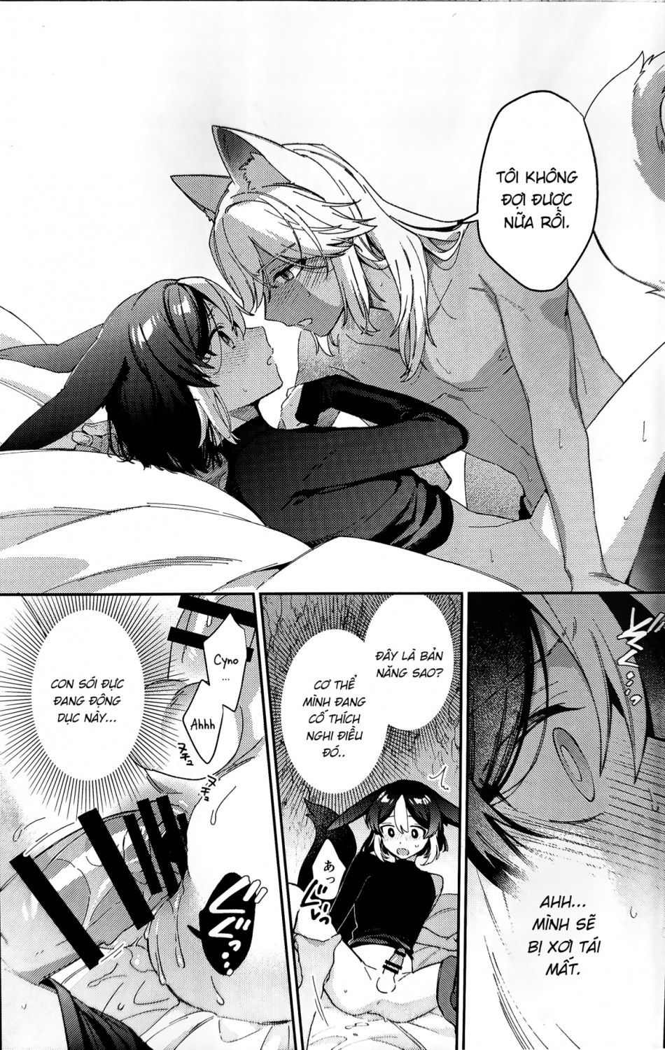Anh Bạn Sói Của Tôi Đang Hành Động Bất Thường Oneshot page 36 - Giả Dược