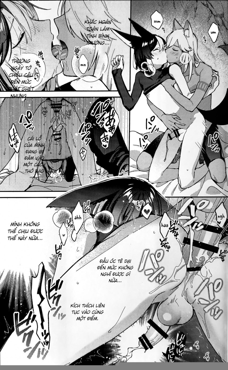 Anh Bạn Sói Của Tôi Đang Hành Động Bất Thường Oneshot page 38 - Giả Dược