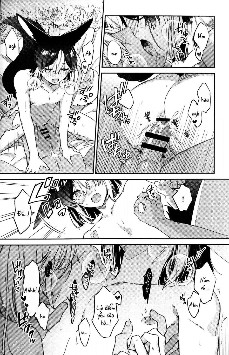 Anh Bạn Sói Của Tôi Đang Hành Động Bất Thường Oneshot page 43 - Giả Dược