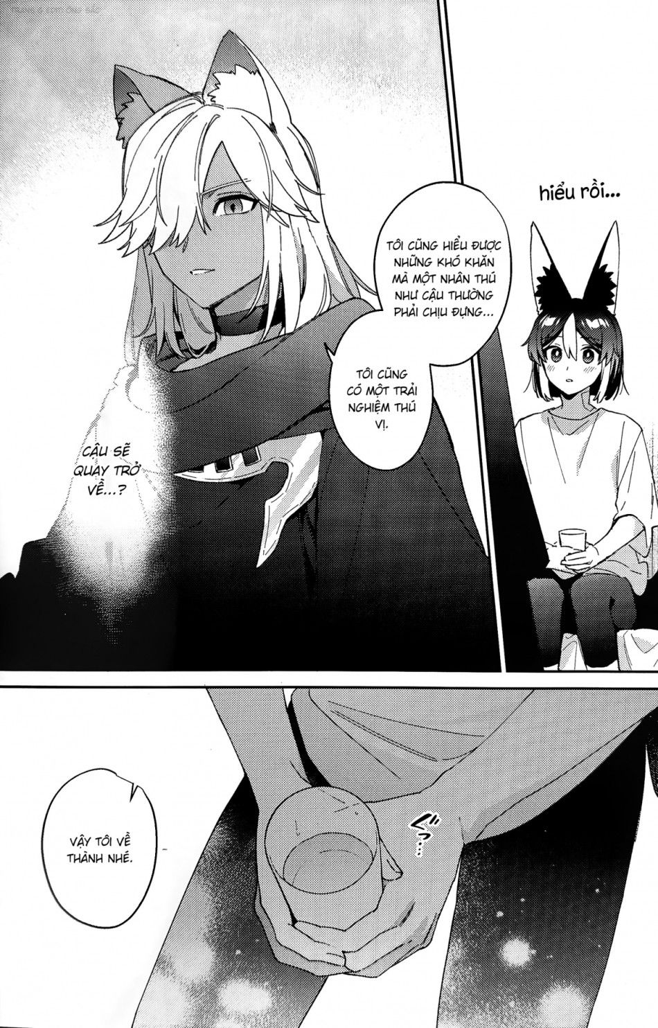 Anh Bạn Sói Của Tôi Đang Hành Động Bất Thường Oneshot page 53 - Giả Dược