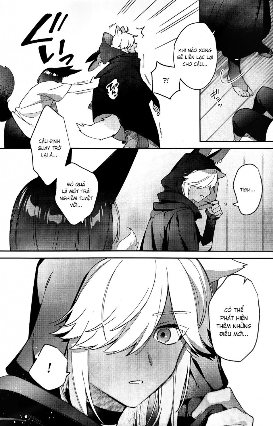 Anh Bạn Sói Của Tôi Đang Hành Động Bất Thường Oneshot page 54 - Giả Dược