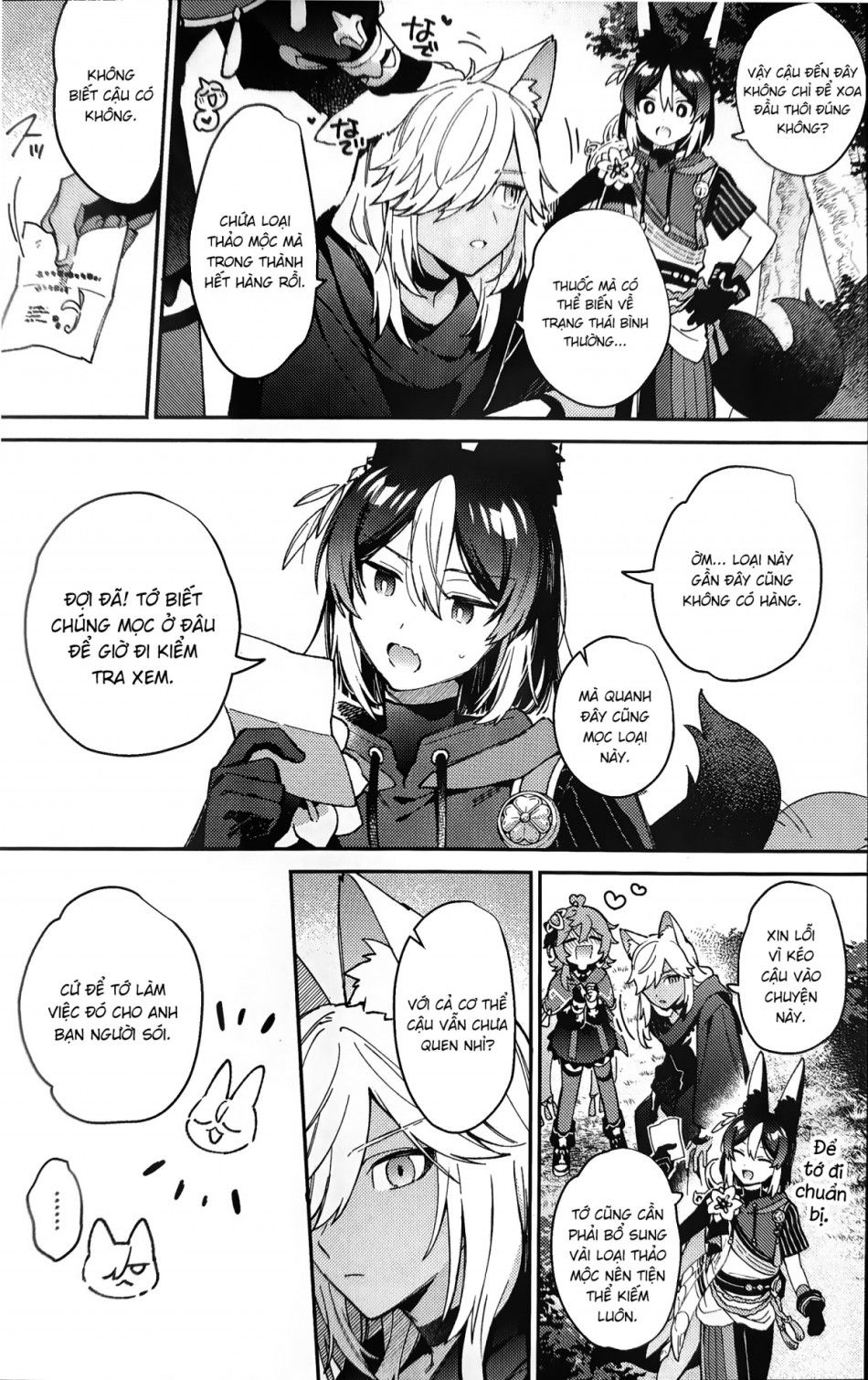 Anh Bạn Sói Của Tôi Đang Hành Động Bất Thường Oneshot page 7 - Giả Dược