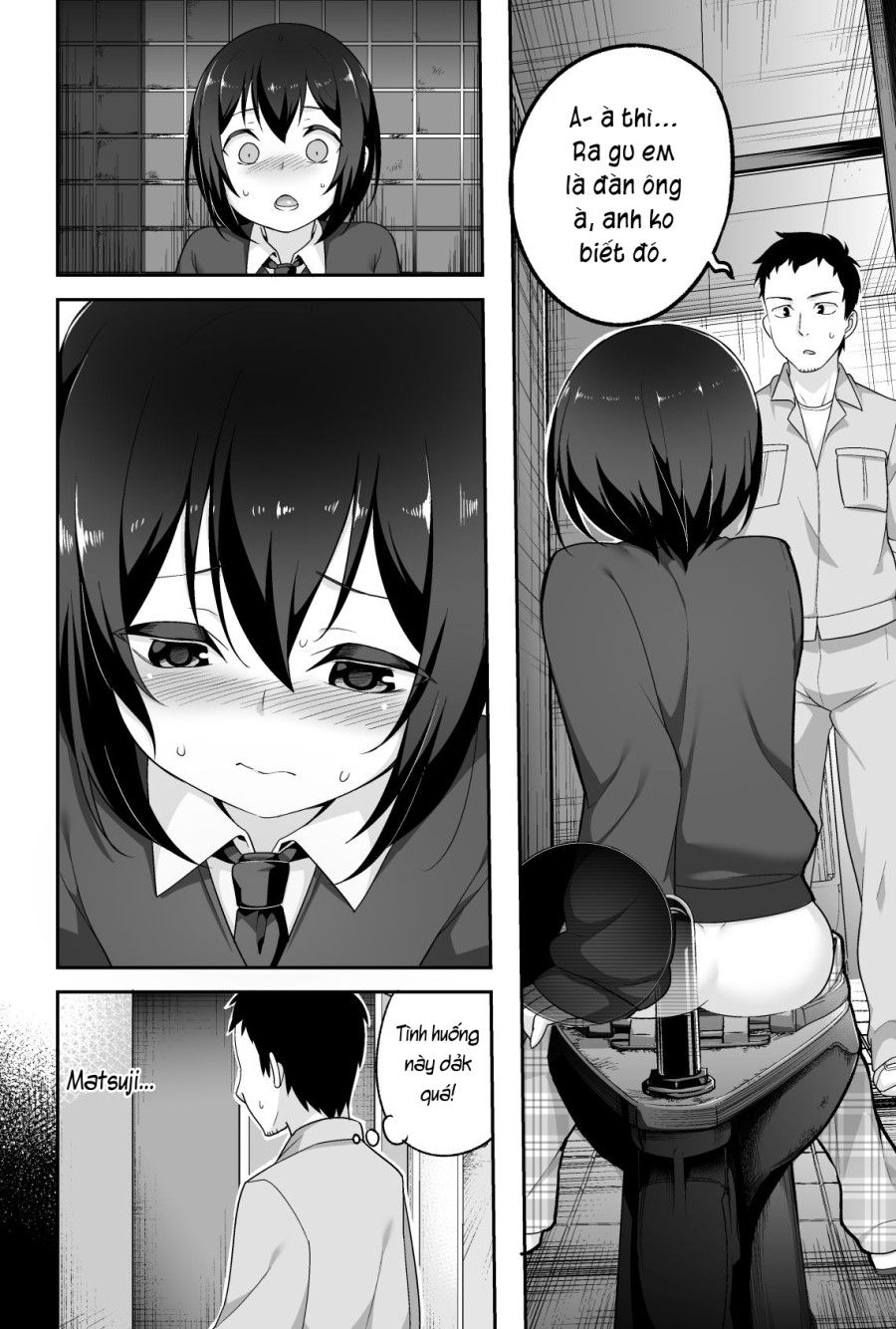 Anh Bảo Vệ May Mắn Và Em Học Sinh Xui Xẻo. Chương 1 page 6 - Giả Dược