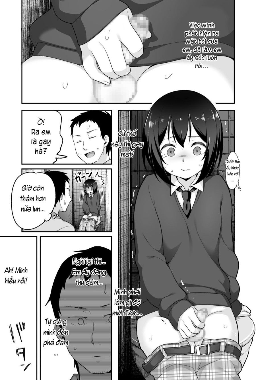 Anh Bảo Vệ May Mắn Và Em Học Sinh Xui Xẻo. Chương 1 page 9 - Giả Dược