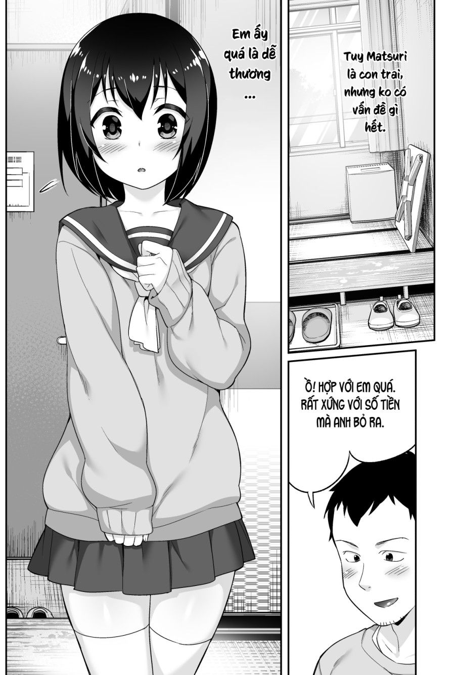 Anh Bảo Vệ May Mắn Và Em Học Sinh Xui Xẻo. Chương 4 page 3 - Giả Dược