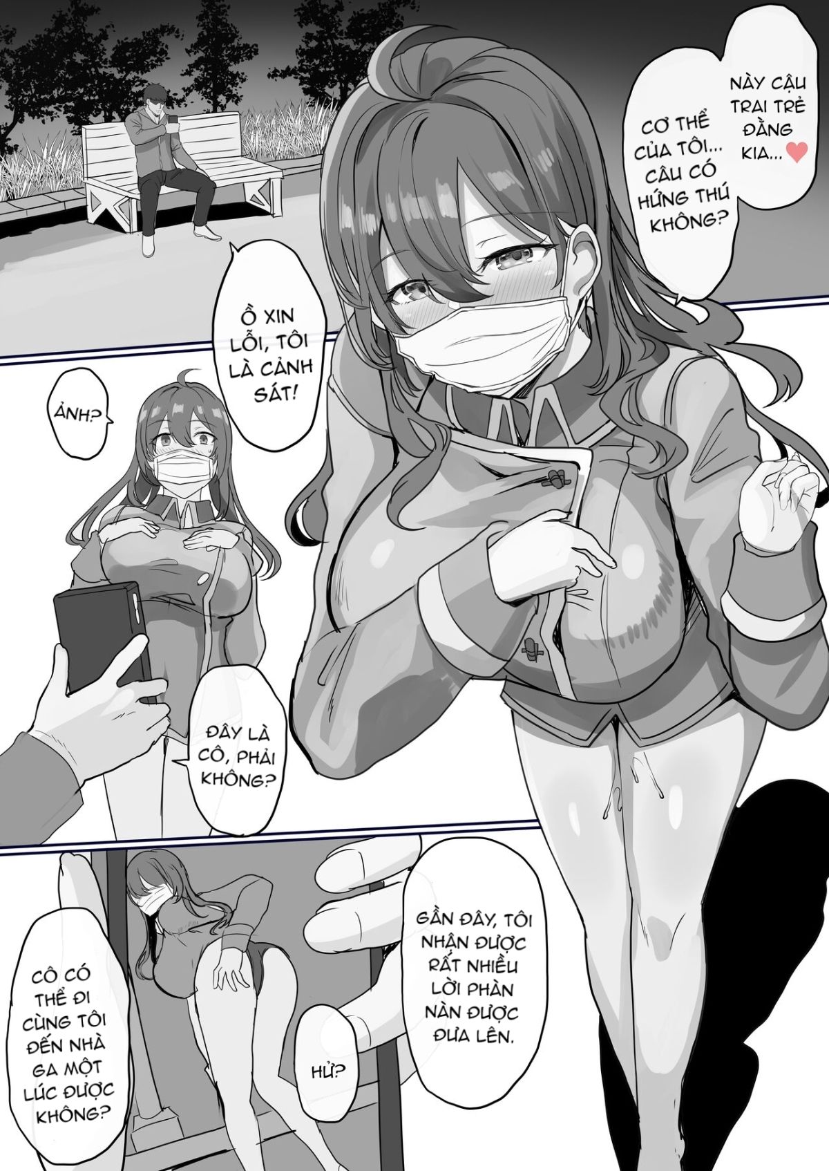 đọc truyện Anh Cảnh Sát May Mắn Và Cô Gái Thích Khỏa Thân Oneshot ảnh 3 tại Thiên Thai Truyện