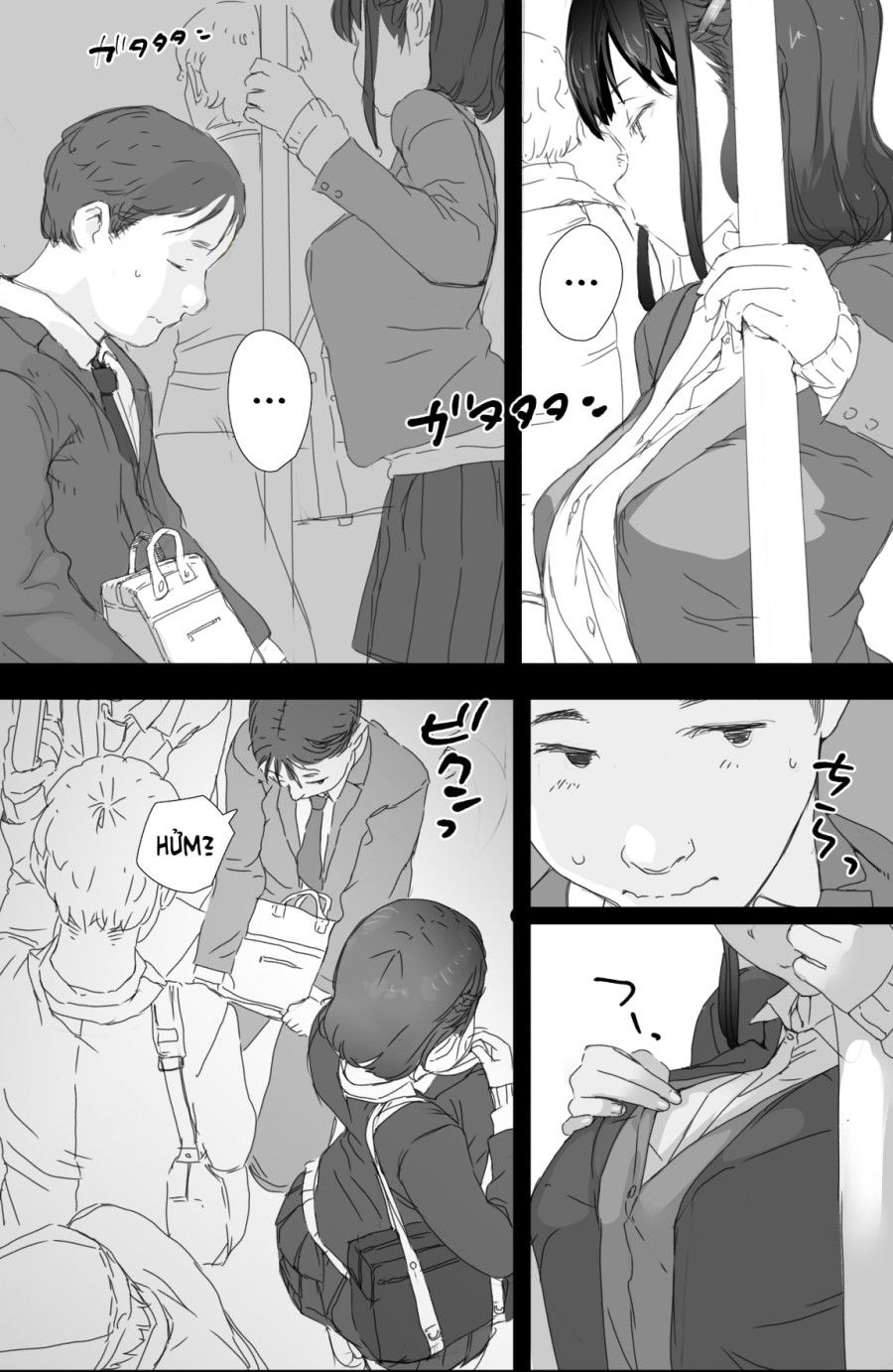 Anh Chàng May Mắn Và Cô Gái Khoe Hàng Trên Chuyến Tàu Điện Ngầm Oneshot page 11 - Giả Dược