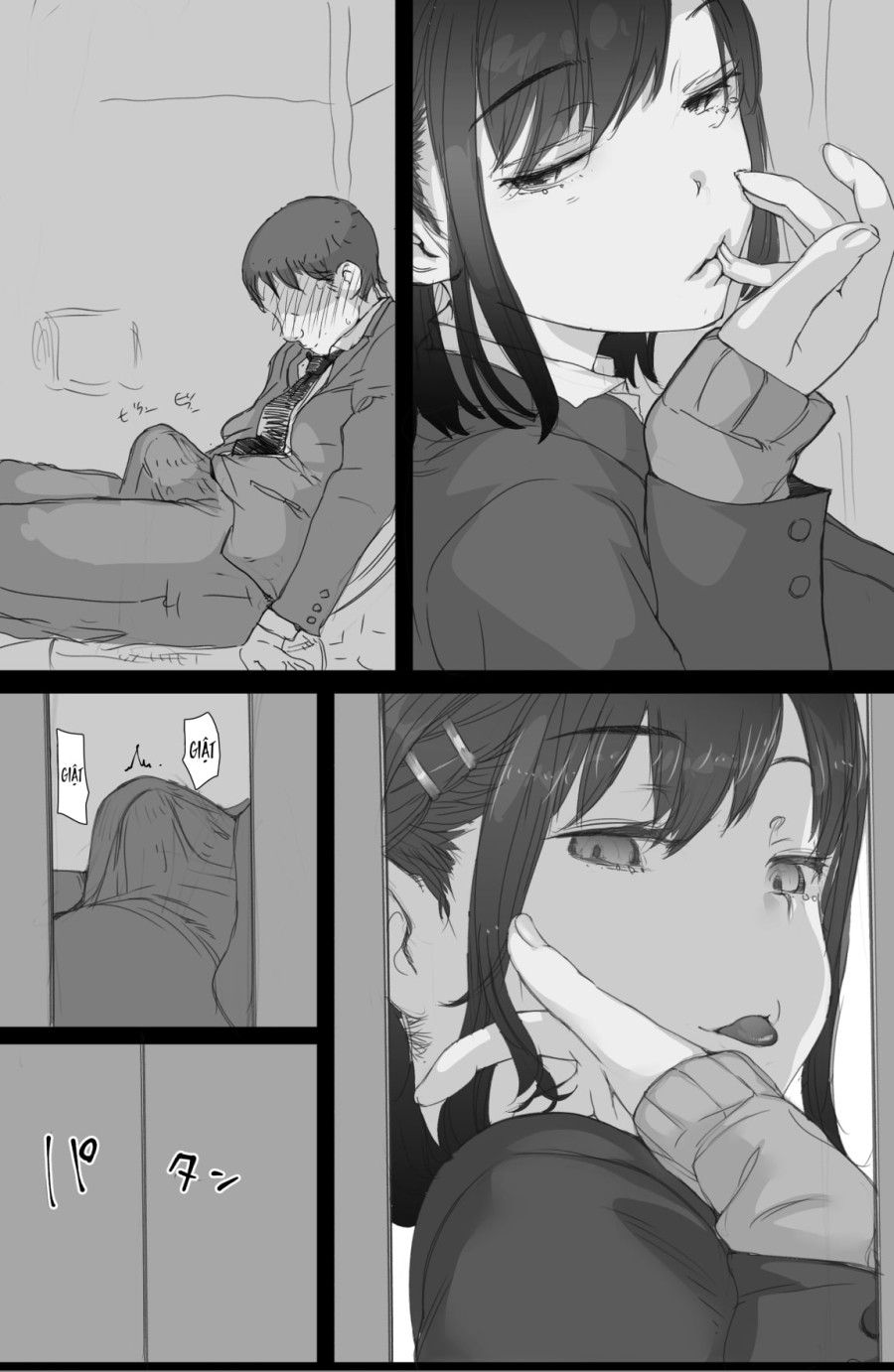 Anh Chàng May Mắn Và Cô Gái Khoe Hàng Trên Chuyến Tàu Điện Ngầm Oneshot page 41 - Giả Dược
