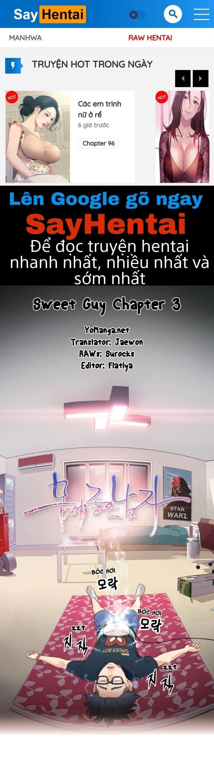 Anh Chàng Ngọt Ngào Chương 3 page 1 - Giả Dược