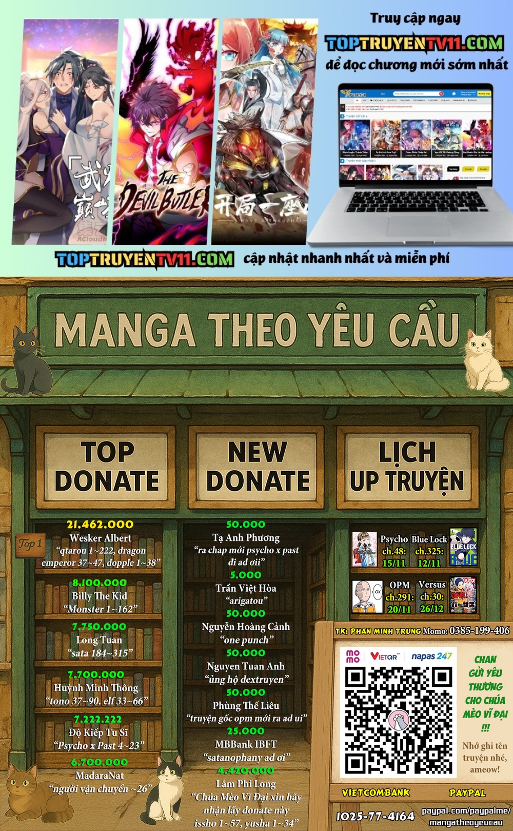 đọc truyện Anh Hùng Onepunch Chương 290 ảnh 3 tại Thiên Thai Truyện