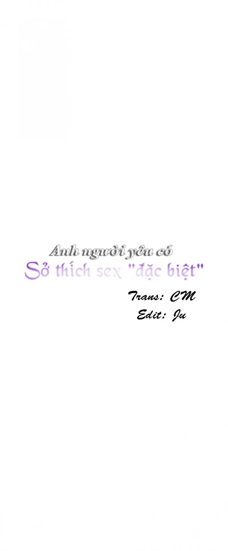 đọc truyện Anh Người Yêu Có Sở Thích Sex Đặc Biệt Chương 8 ảnh 1 tại Giả Dược