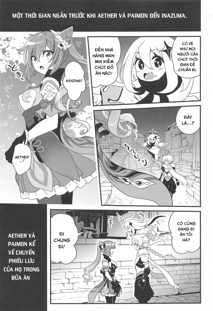 Ánh Sao Láp Lánh Kia.(genshin Impact) Oneshot page 3 - Giả Dược