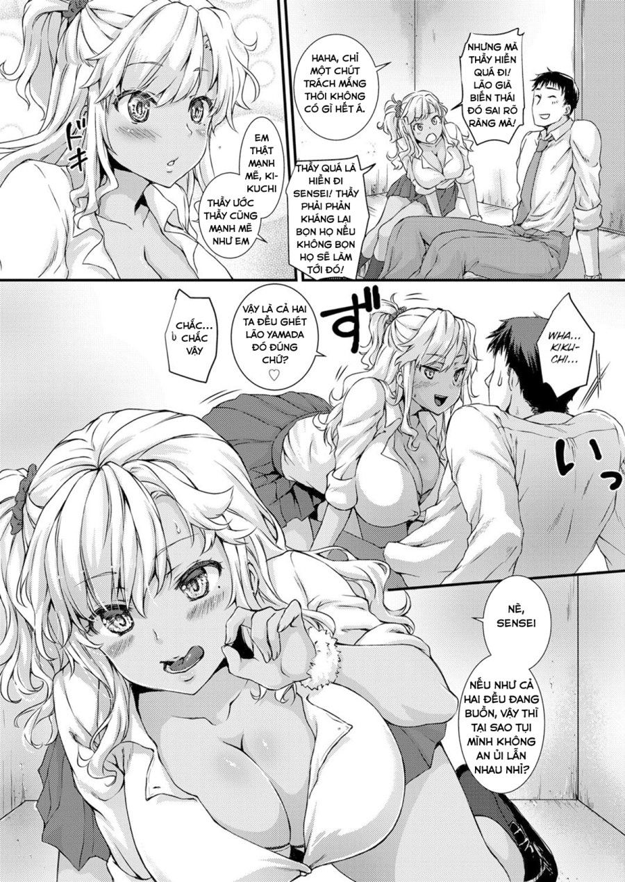 Anh Thầy Giáo Chính Trực May Mắn Được Cô Nàng Gyaru Ngây Thơ Xinh Đẹp Dú To Hiến Thân Oneshot page 5 - Giả Dược