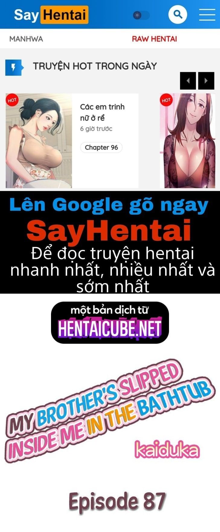 đọc truyện Anh Trai Và Hai Cô Em Dâm Dãng Chương 87 ảnh 1 tại Giả Dược