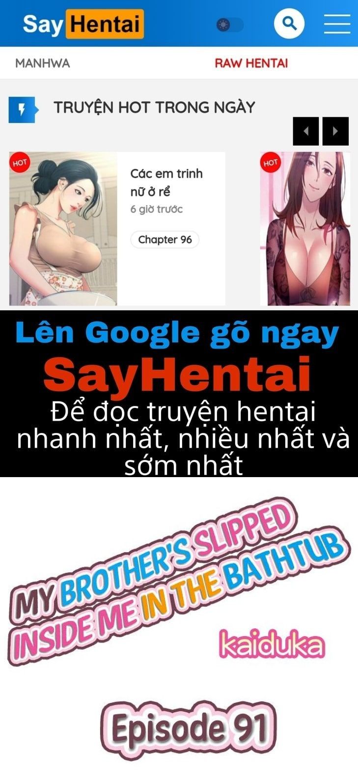 đọc truyện Anh Trai Và Hai Cô Em Dâm Dãng Chương 91 ảnh 1 tại Giả Dược