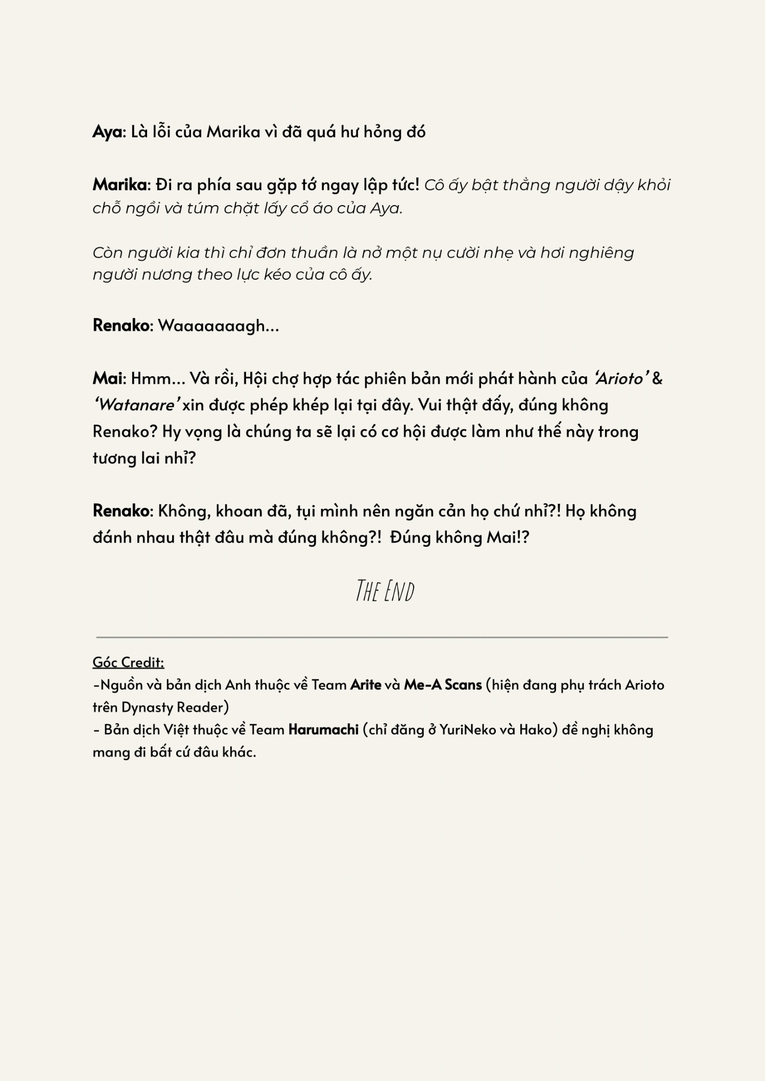 đọc truyện Arioto & Watanare Collaboration Chương 1 ảnh 14 tại Thiên Thai Truyện