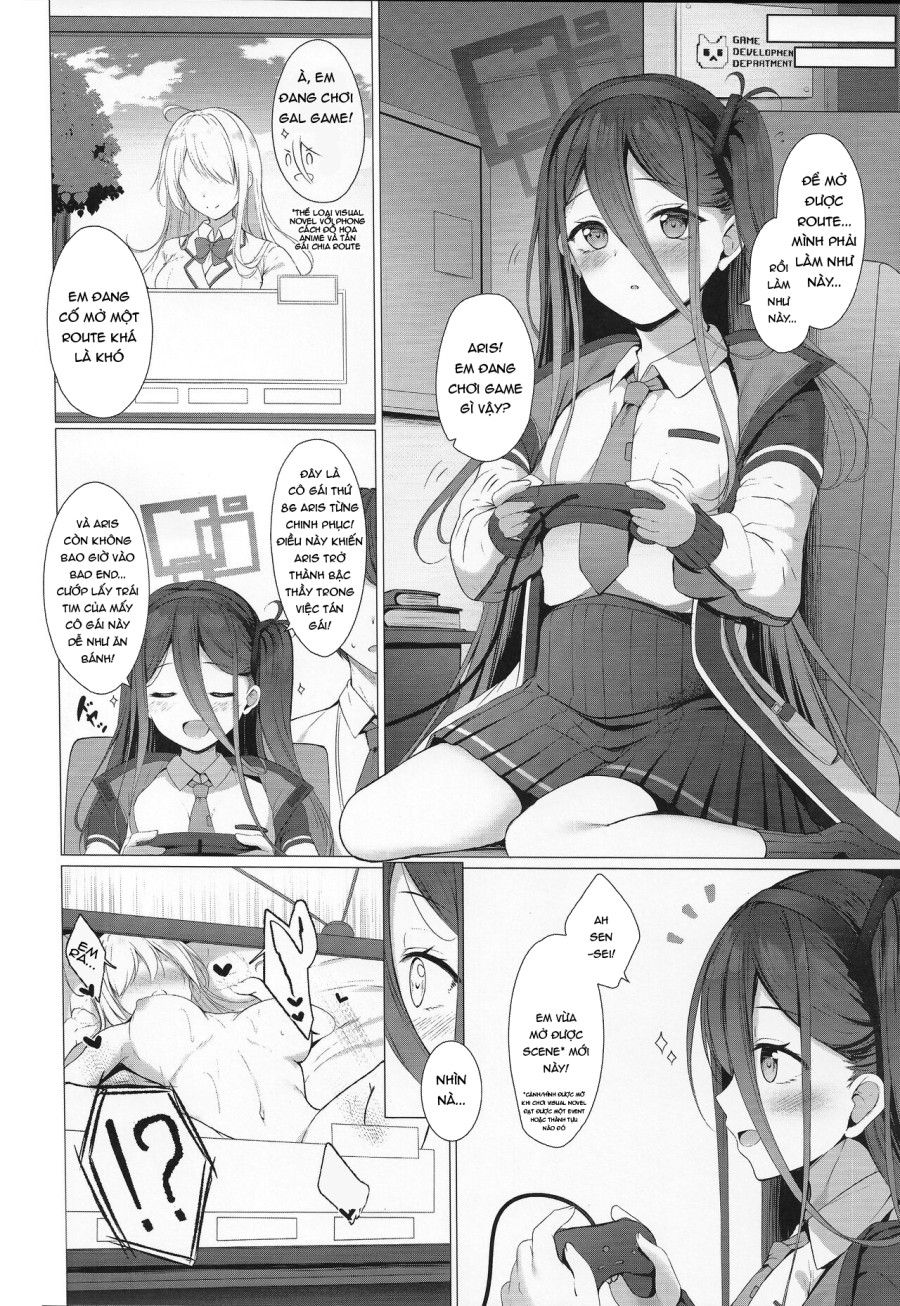 Aris Cũng Muốn Level-up Cơ! + Thầy Có Muốn Sử Dụng Vé Ưu Đãi Của Yuzu Không? Chương 2 page 4 - Giả Dược