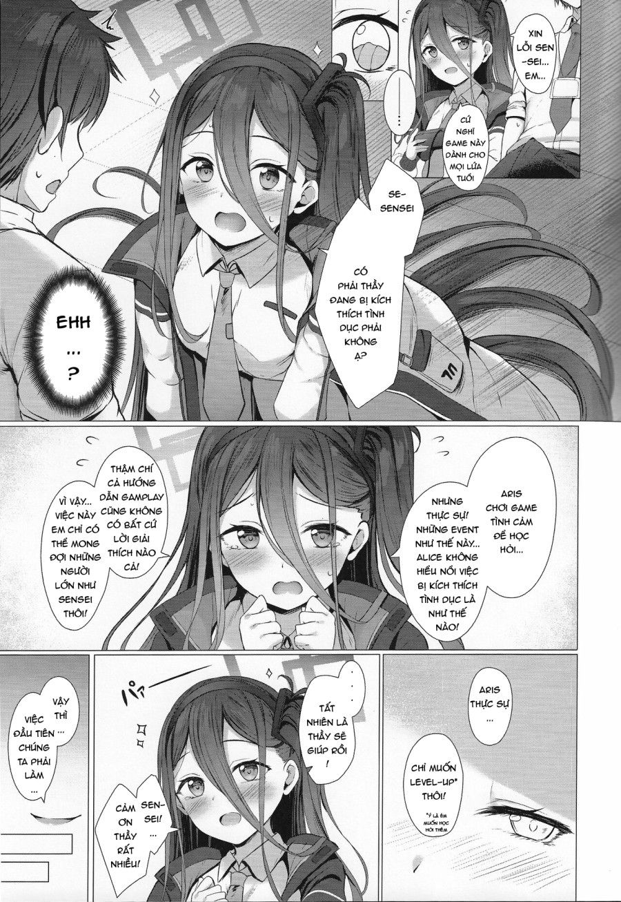 Aris Cũng Muốn Level-up Cơ! + Thầy Có Muốn Sử Dụng Vé Ưu Đãi Của Yuzu Không? Chương 2 page 5 - Giả Dược