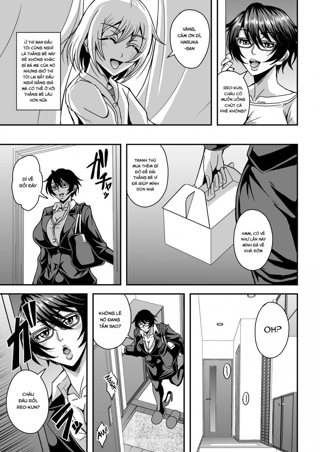 Arofour Dokushin Baricare Oba-san Ga Yuujin No Musuko Demo Aru Toshishita Danshi To No Kankei Ni Hamaru Hanashi Chương 1 page 6 - Giả Dược