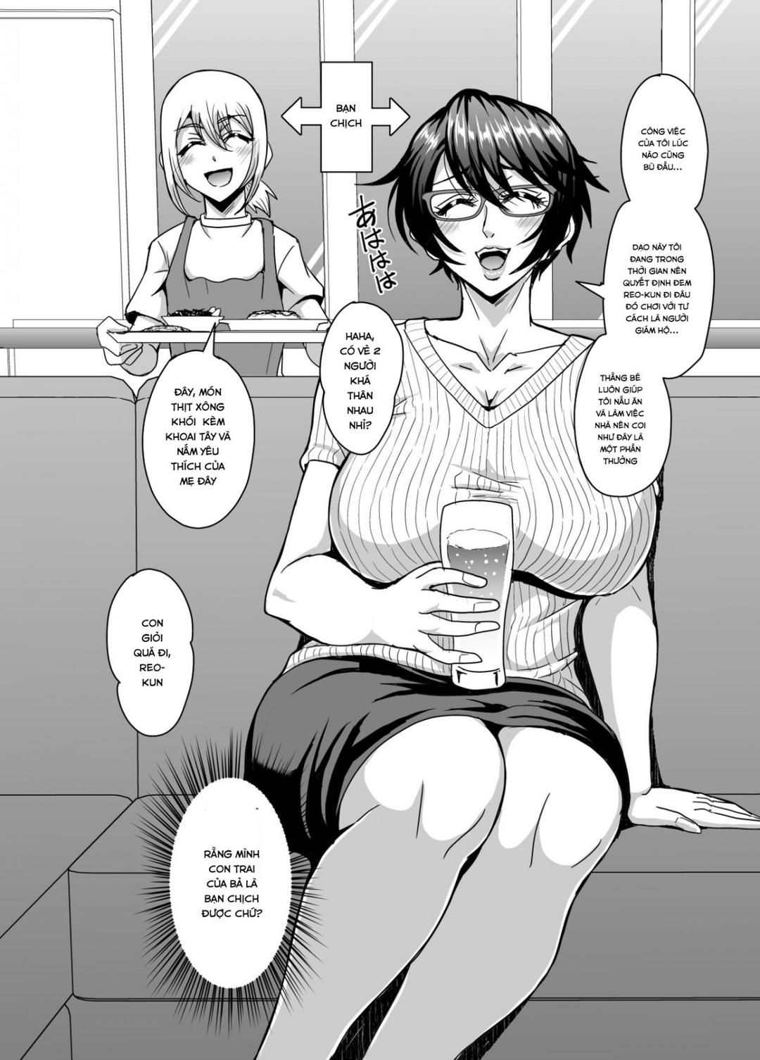 Arofour Dokushin Baricare Oba-san Ga Yuujin No Musuko Demo Aru Toshishita Danshi To No Kankei Ni Hamaru Hanashi Chương 3 page 3 - Giả Dược
