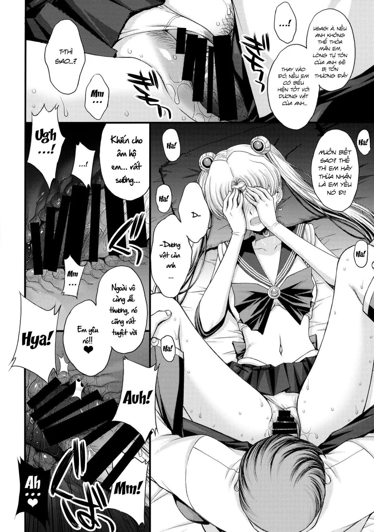 đọc truyện As Innocent As A Bunny! The Pretty Guardian Loses To The Dick! Oneshot ảnh 12 tại Giả Dược