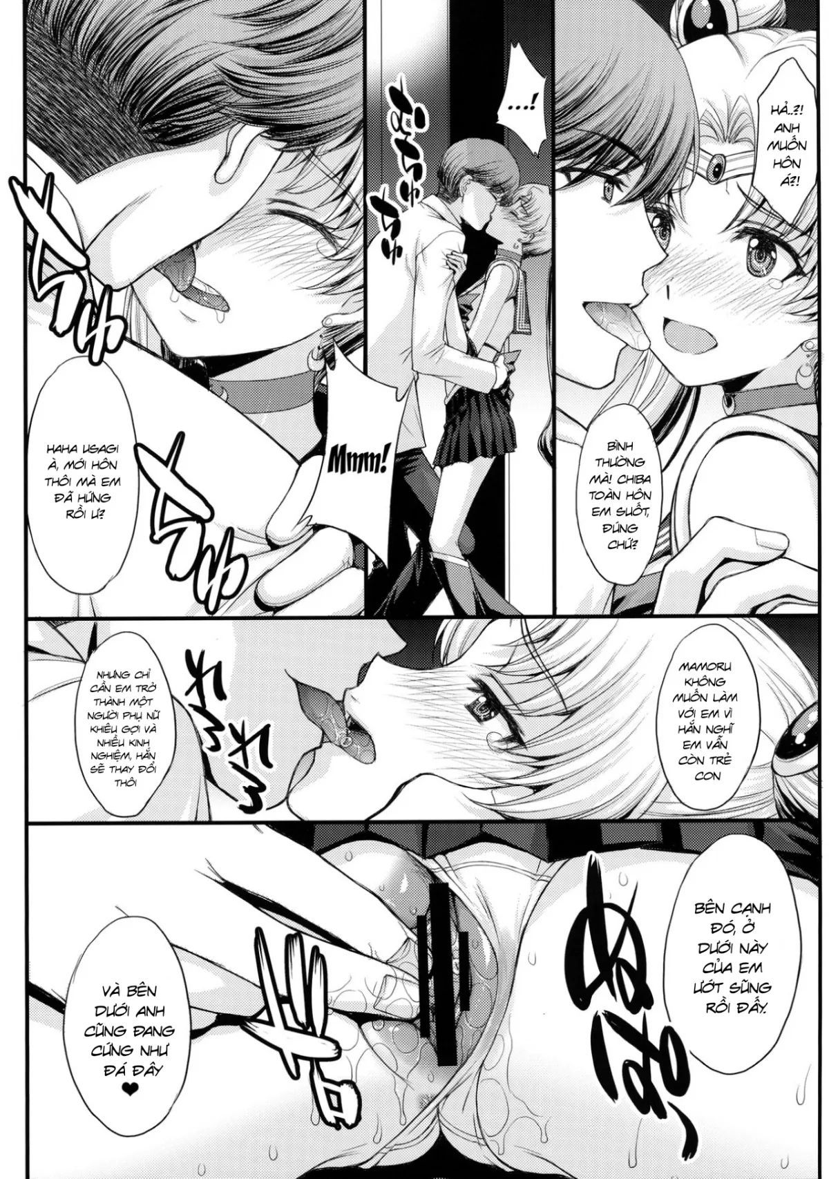 đọc truyện As Innocent As A Bunny! The Pretty Guardian Loses To The Dick! Oneshot ảnh 7 tại Giả Dược