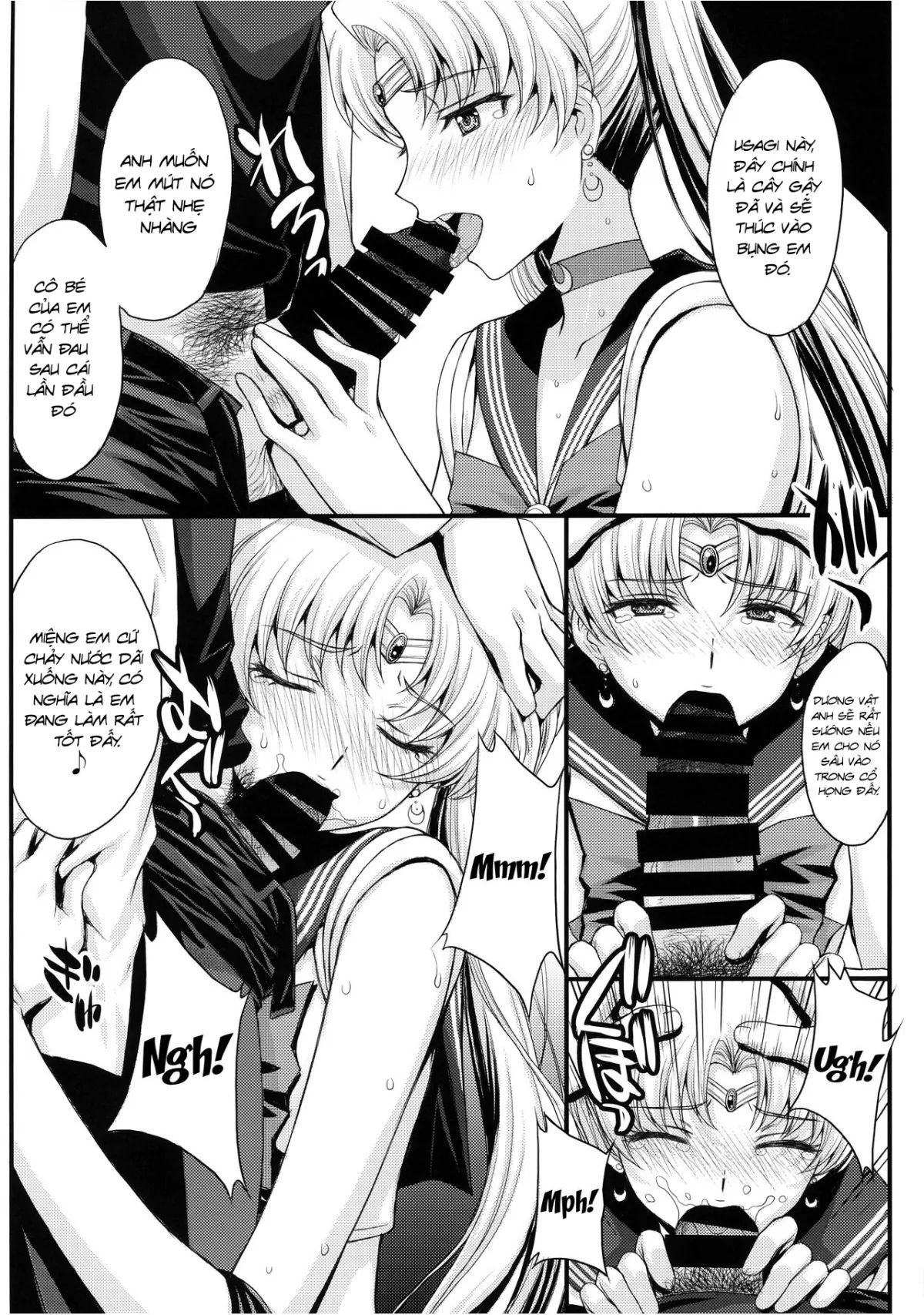 đọc truyện As Innocent As A Bunny! The Pretty Guardian Loses To The Dick! Oneshot ảnh 8 tại Giả Dược