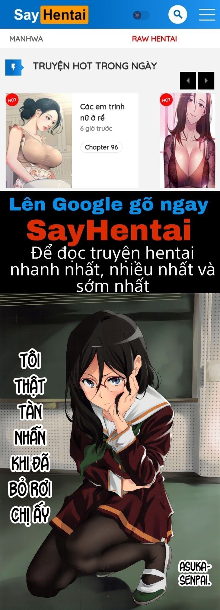 đọc truyện Asuka-senpai Ni Hidoi Koto O Suru Hon Oneshot ảnh 1 tại Thiên Thai Truyện