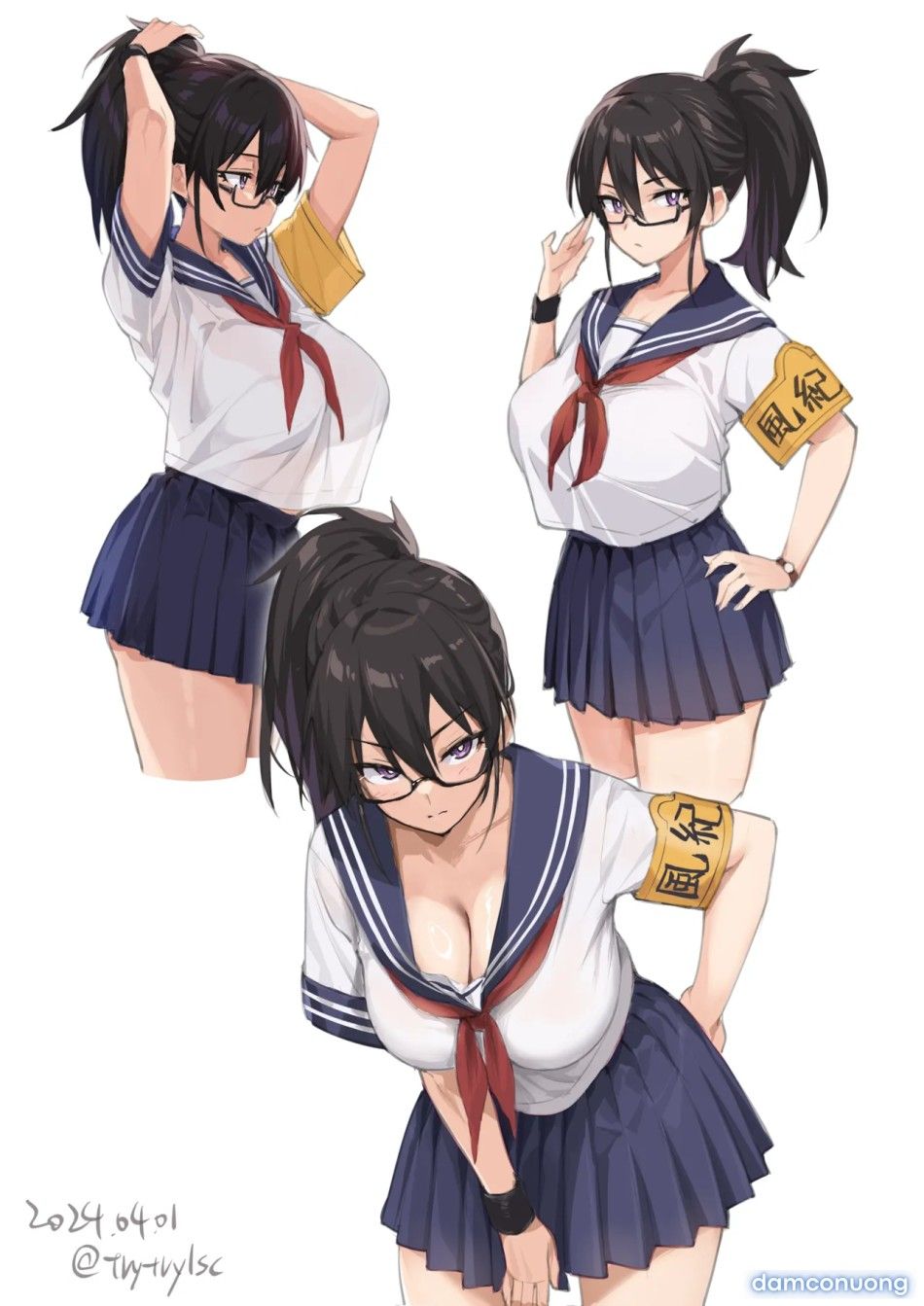 đọc truyện Atarashii Fuuki Iinchou Wa Kyonyuu Sugiru Ken Chương 1 ảnh 16 tại Thiên Thai Truyện