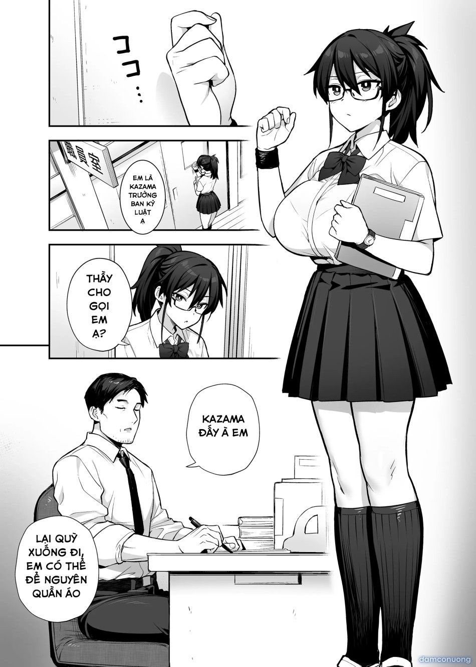 đọc truyện Atarashii Fuuki Iinchou Wa Kyonyuu Sugiru Ken Chương 2 ảnh 29 tại Thiên Thai Truyện