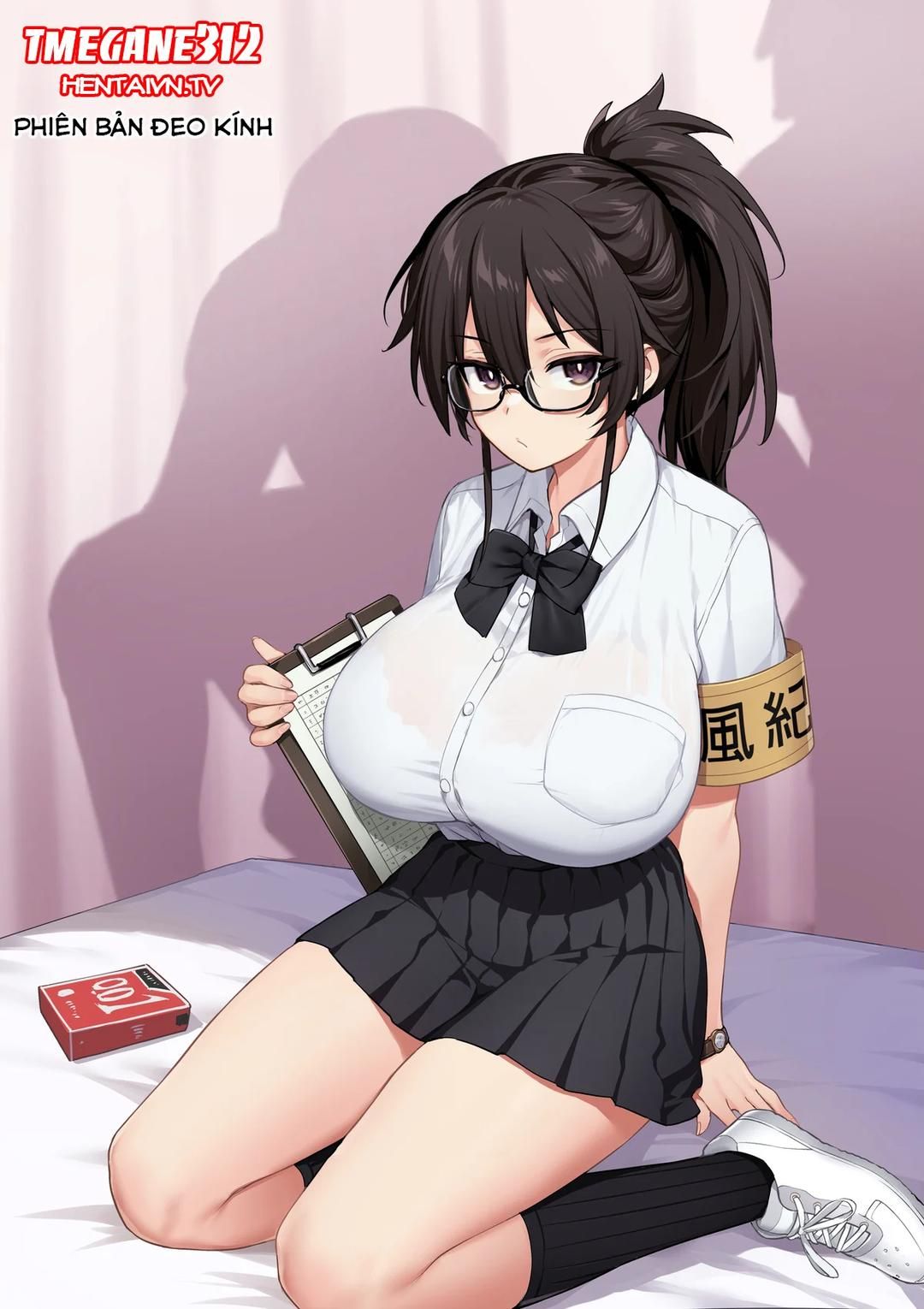 Atarashii Fuuki Iinchou Wa Mune Ga Ookii To Iu Uwasa Ga Aru Chương 1 page 4 - Giả Dược