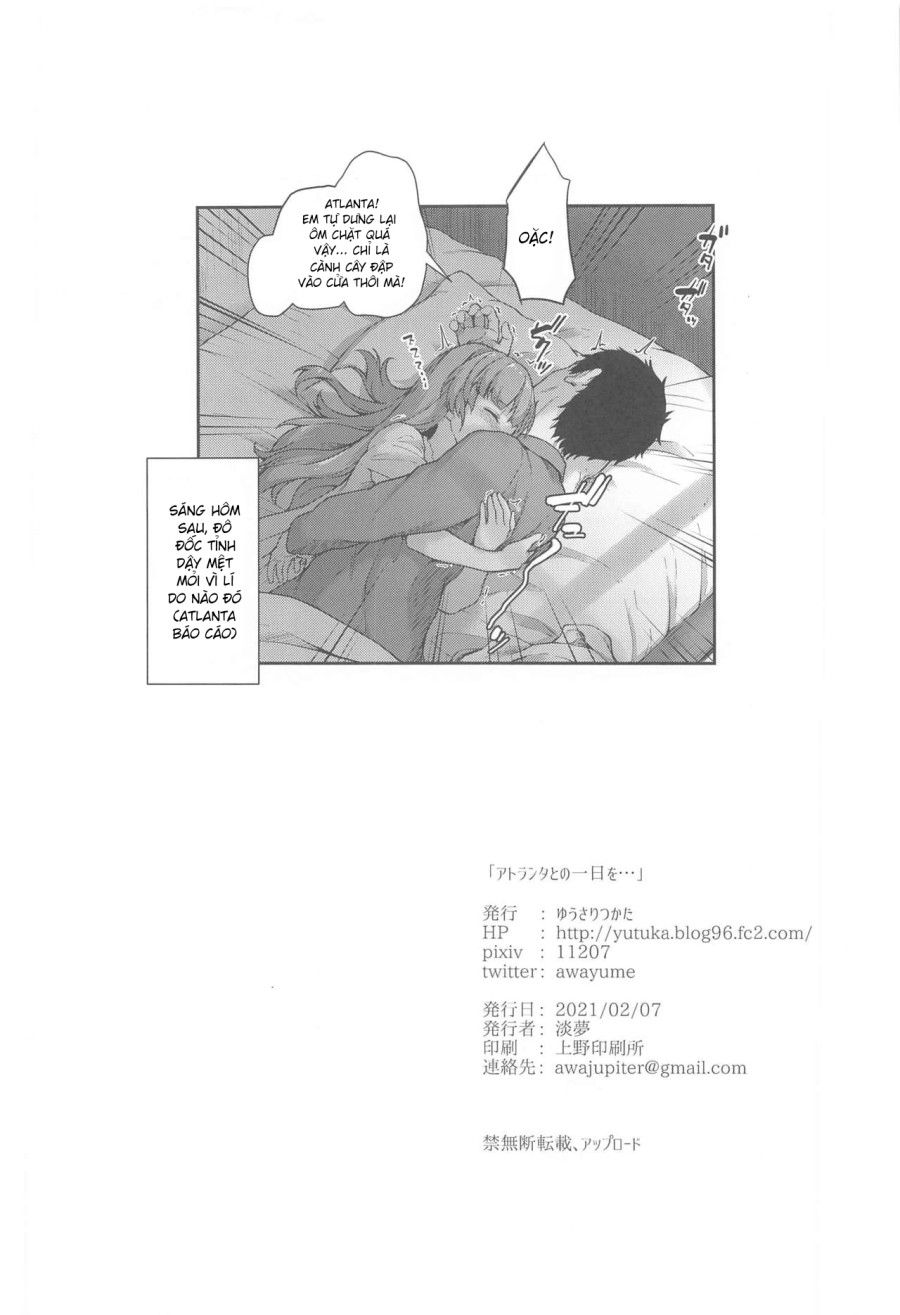 đọc truyện Atlanta To No Ichinichi O... (kantai Collection -kancolle-) Oneshot ảnh 26 tại Thiên Thai Truyện