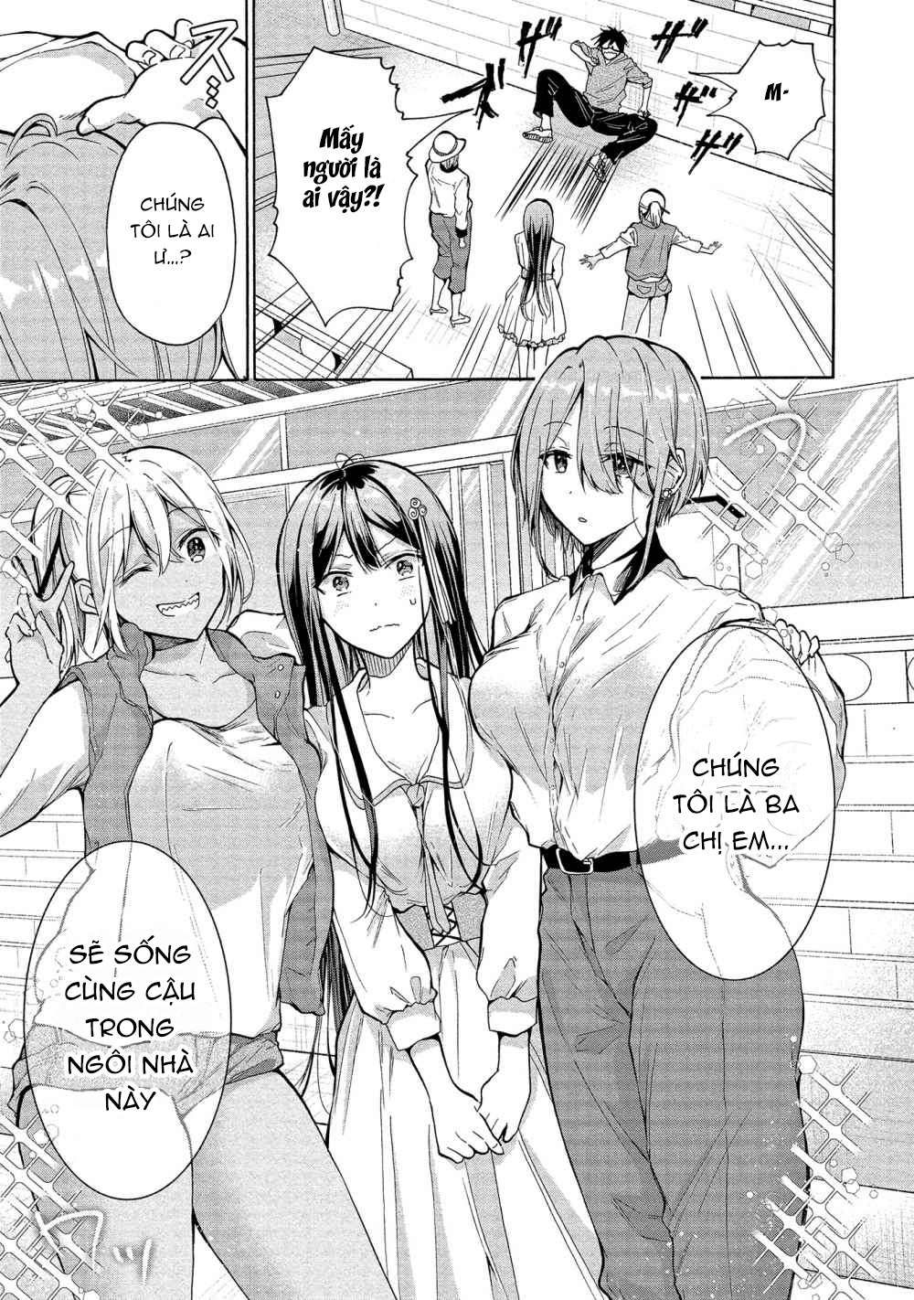Ba Chị Em Nhà Này Đang Cố Quyến Rũ Tôi!! Chương 1 page 21 - Giả Dược