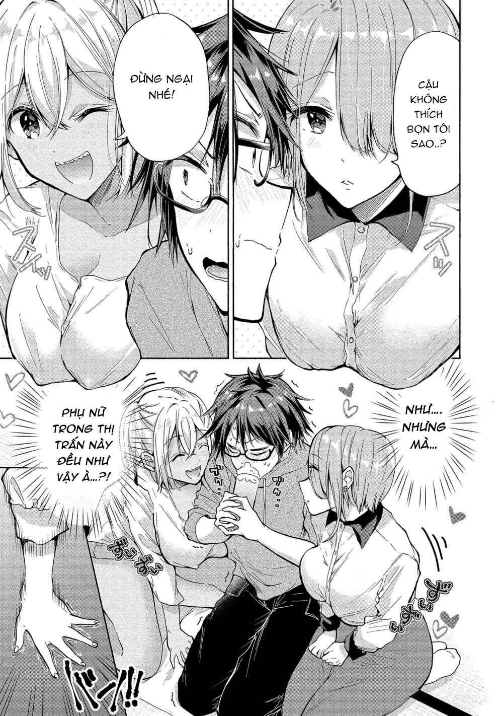 Ba Chị Em Nhà Này Đang Cố Quyến Rũ Tôi!! Chương 1 page 23 - Giả Dược