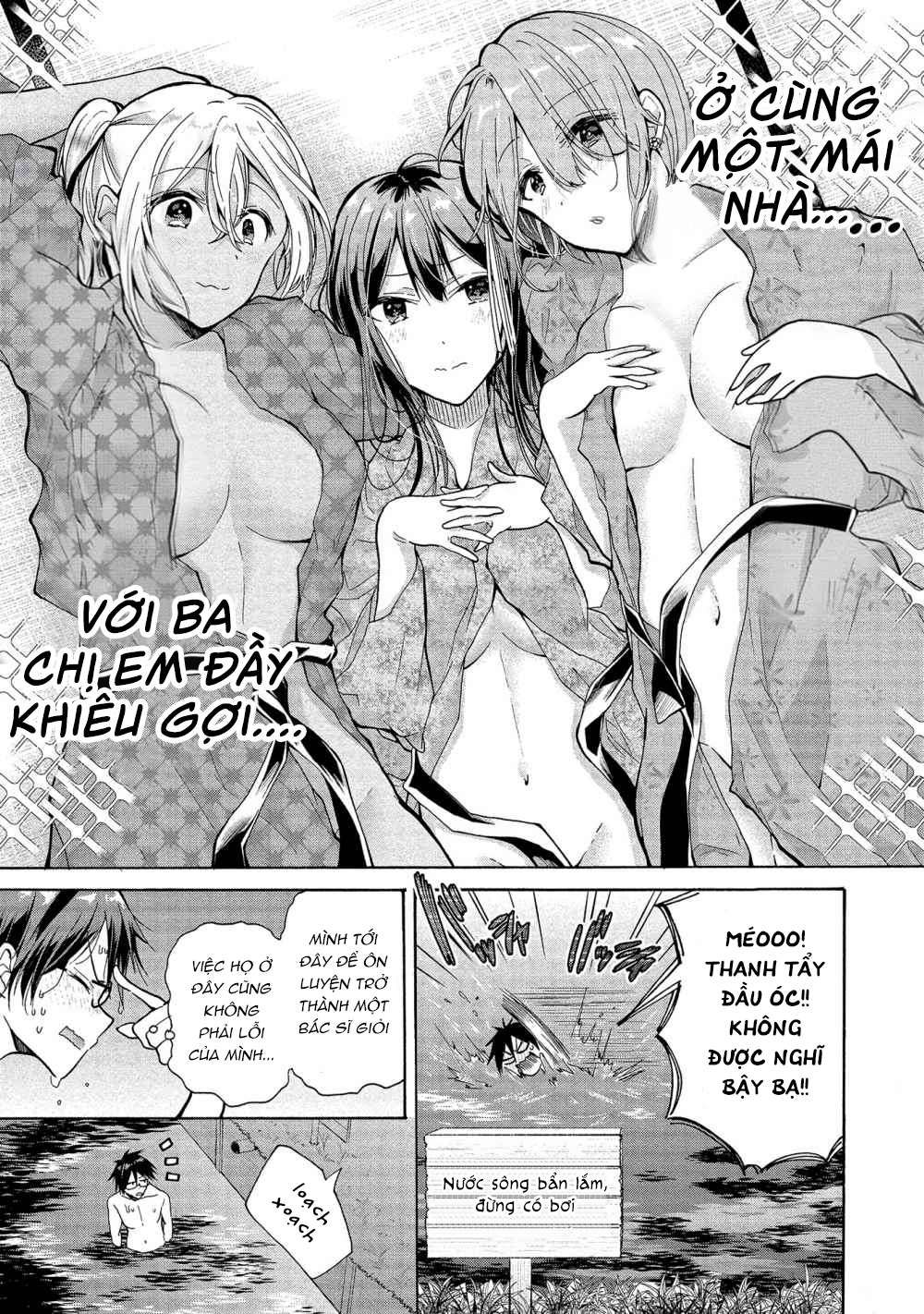 Ba Chị Em Nhà Này Đang Cố Quyến Rũ Tôi!! Chương 1 page 30 - Giả Dược