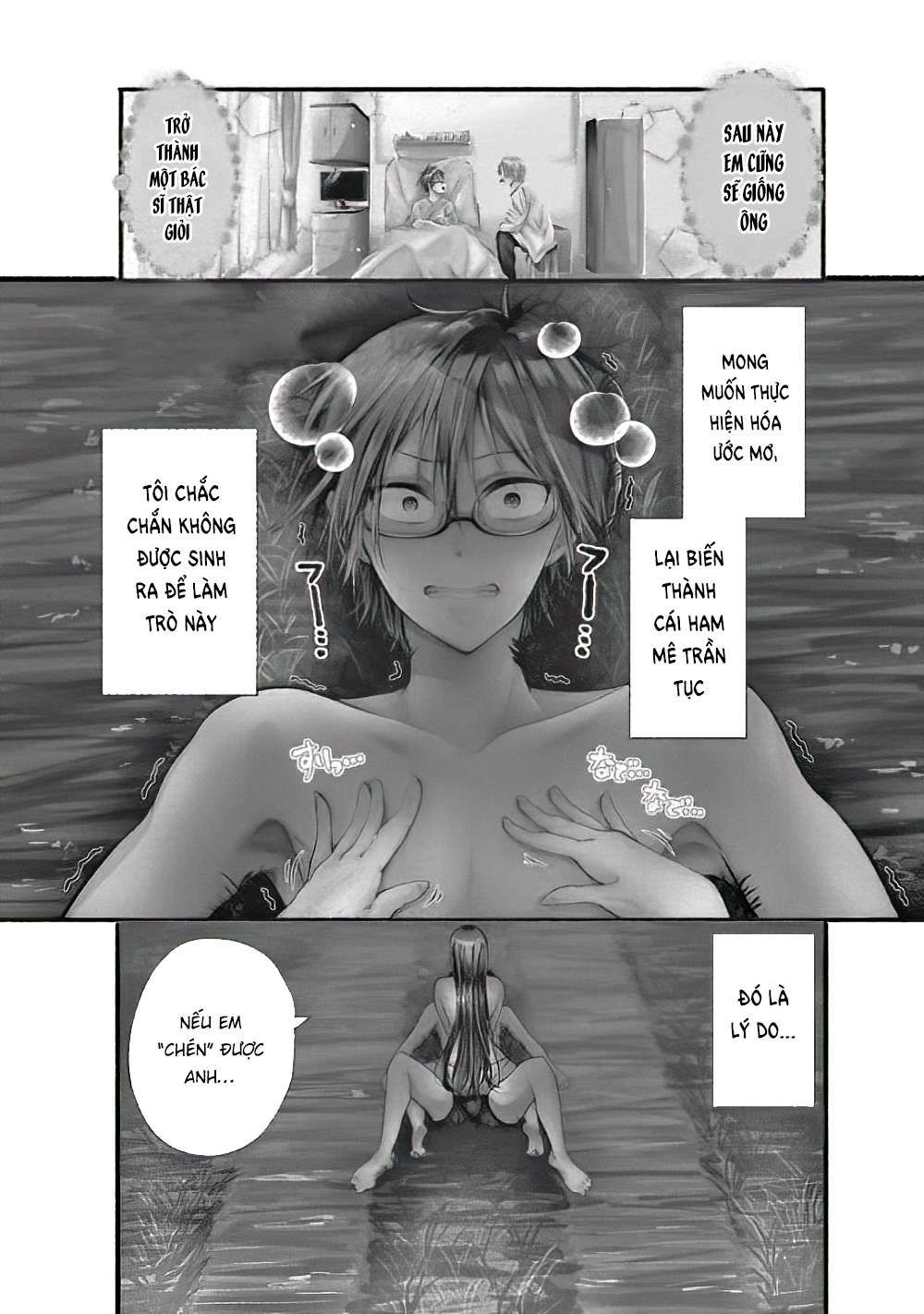 Ba Chị Em Nhà Này Đang Cố Quyến Rũ Tôi!! Chương 1 page 8 - Giả Dược