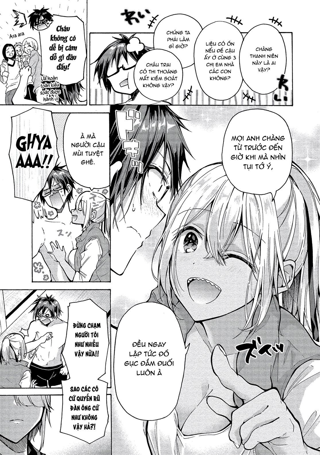 Ba Chị Em Nhà Này Đang Cố Quyến Rũ Tôi!! Chương 2 page 7 - Giả Dược