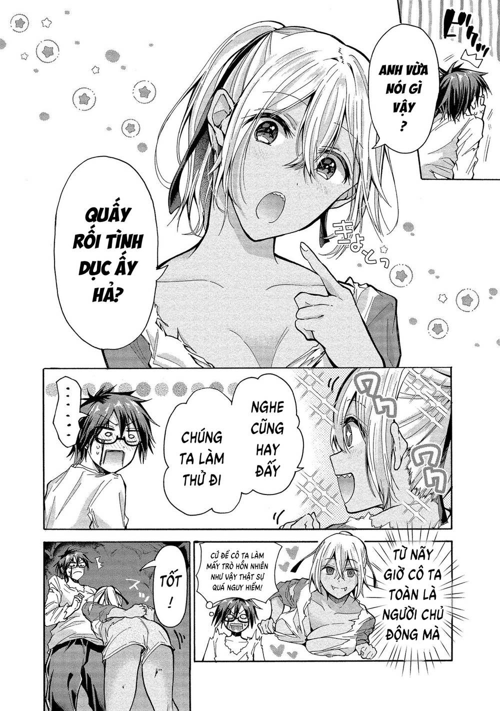 Ba Chị Em Nhà Này Đang Cố Quyến Rũ Tôi!! Chương 4 page 28 - Giả Dược