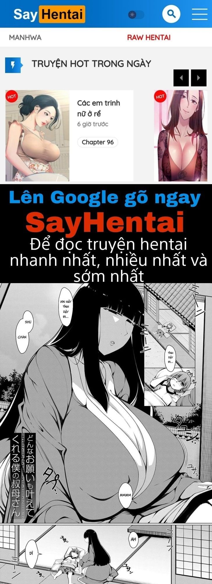 đọc truyện Bà Dì Vú Khủng Bố Oneshot ảnh 1 tại Giả Dược