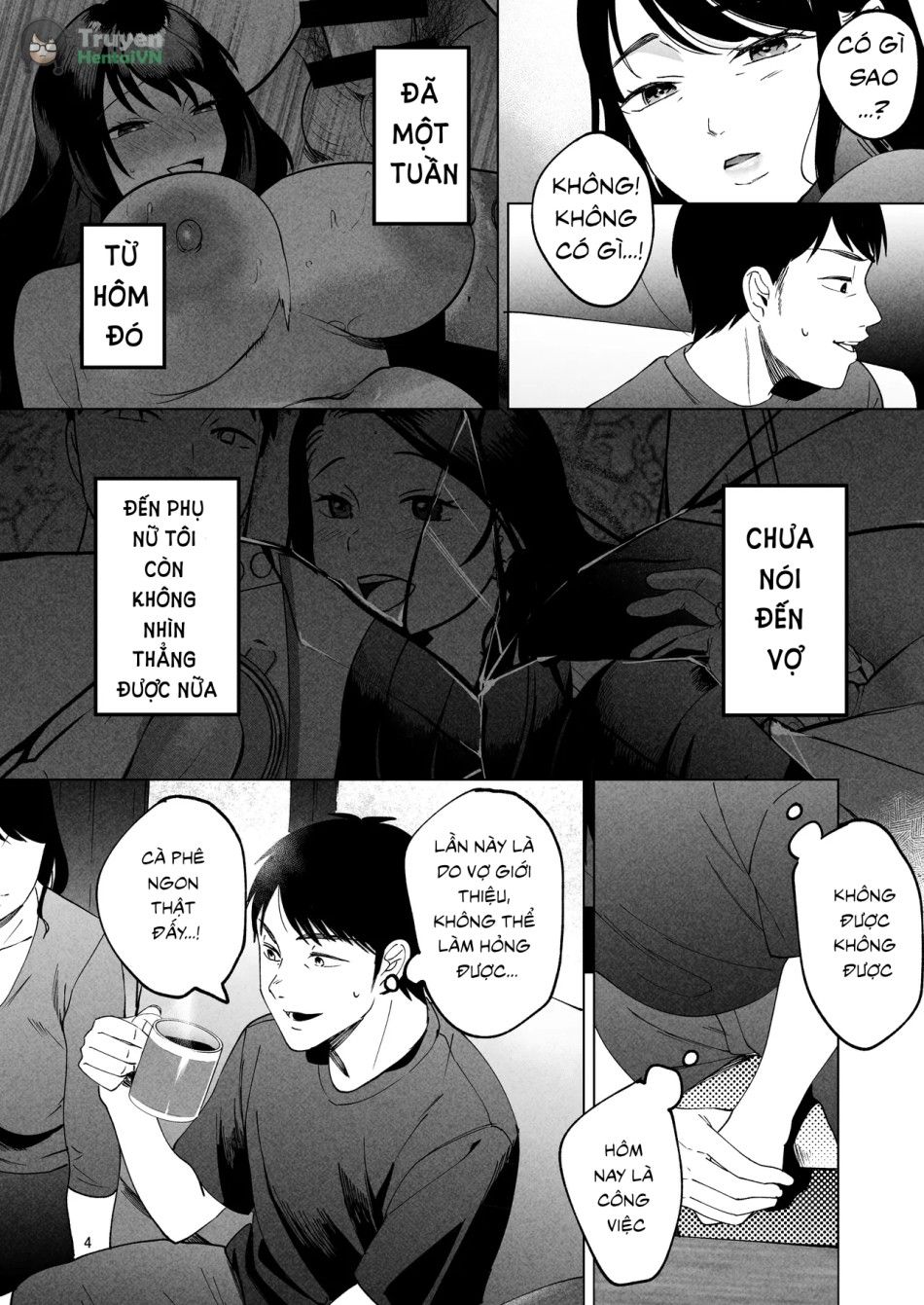 Bác Sĩ Làm Ơn Giữ Vợ Tôi Lại Oneshot page 4 - Giả Dược