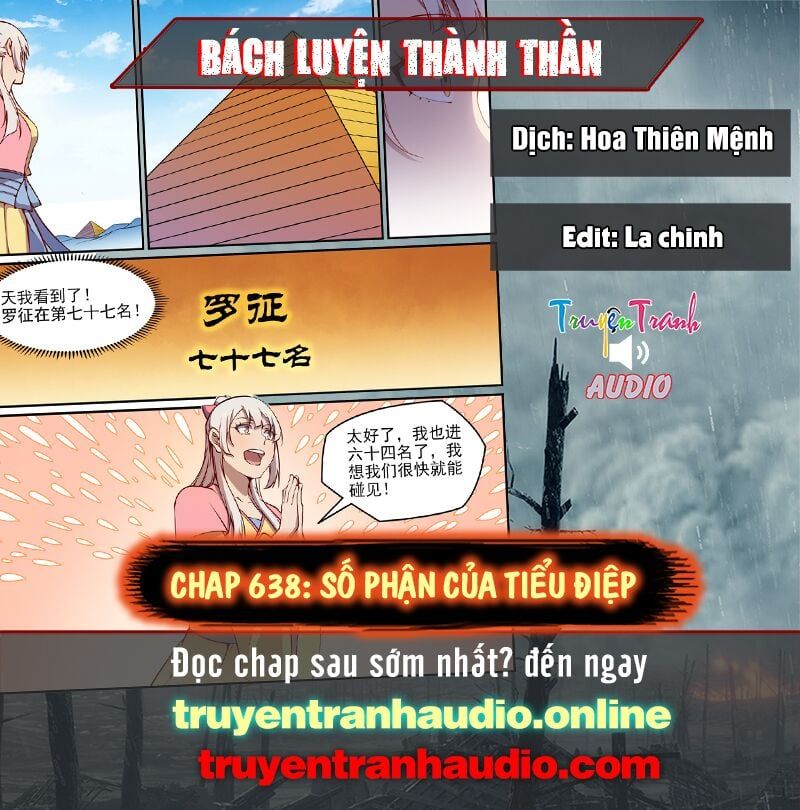 đọc truyện Bách Luyện Thành Thần Chương 638 ảnh 2 tại Truyện Dạ Ký