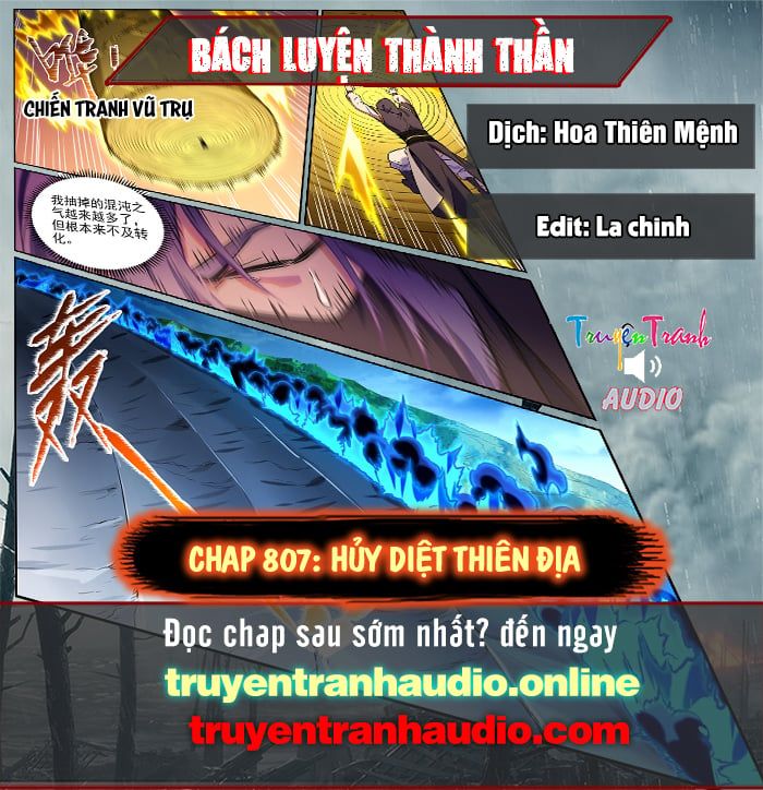 đọc truyện Bách Luyện Thành Thần Chương 807 ảnh 2 tại Truyện Dạ Ký