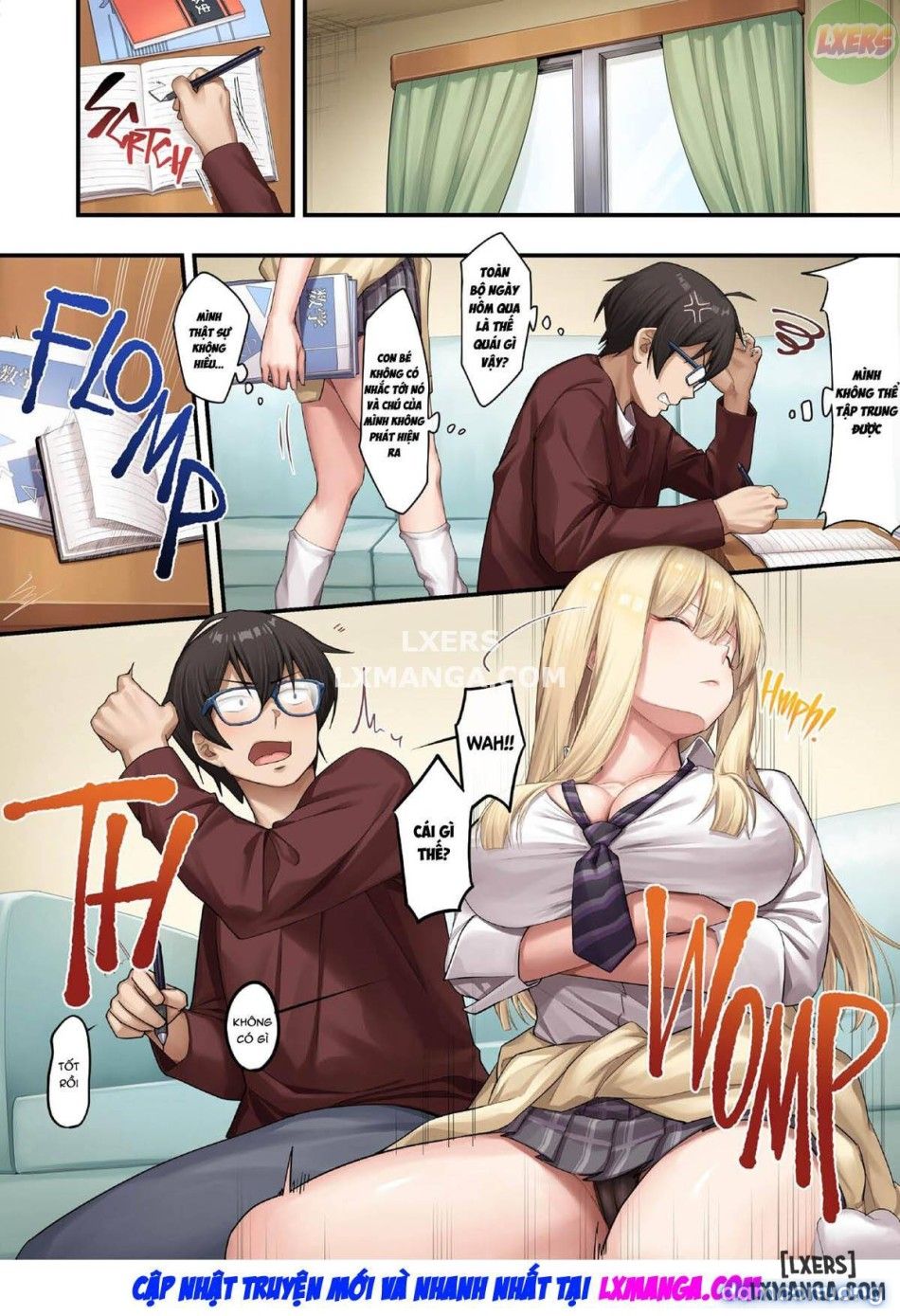 đọc truyện Bài Học Tại Nhà Với Những Gyaru Khiêu Gợi 1 Chương 1 ảnh 24 tại Thiên Thai Truyện