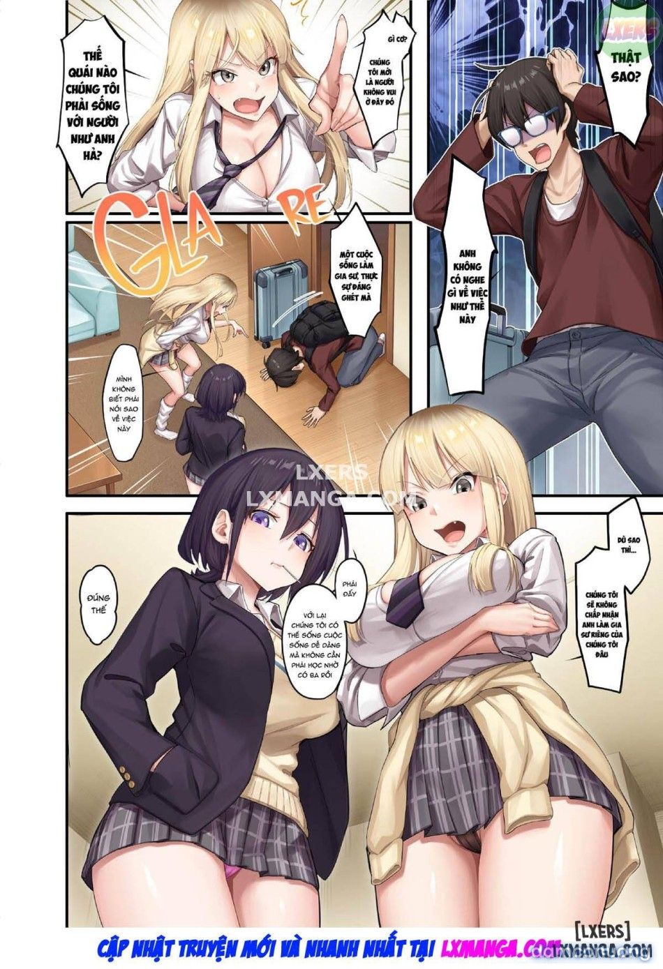 đọc truyện Bài Học Tại Nhà Với Những Gyaru Khiêu Gợi 1 Chương 1 ảnh 6 tại Thiên Thai Truyện